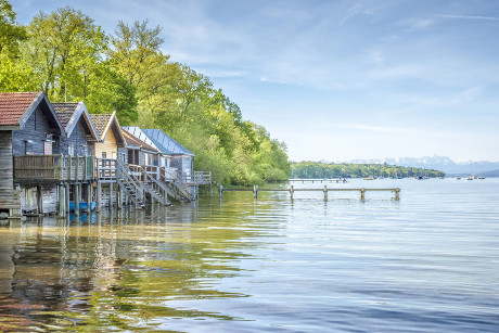 Bootshäuser am Ammersee