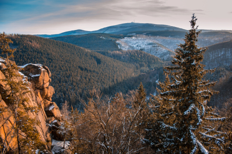 Die Rabenklippe im Harz