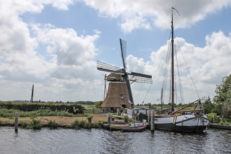Windmühle am Ijsselmeer
